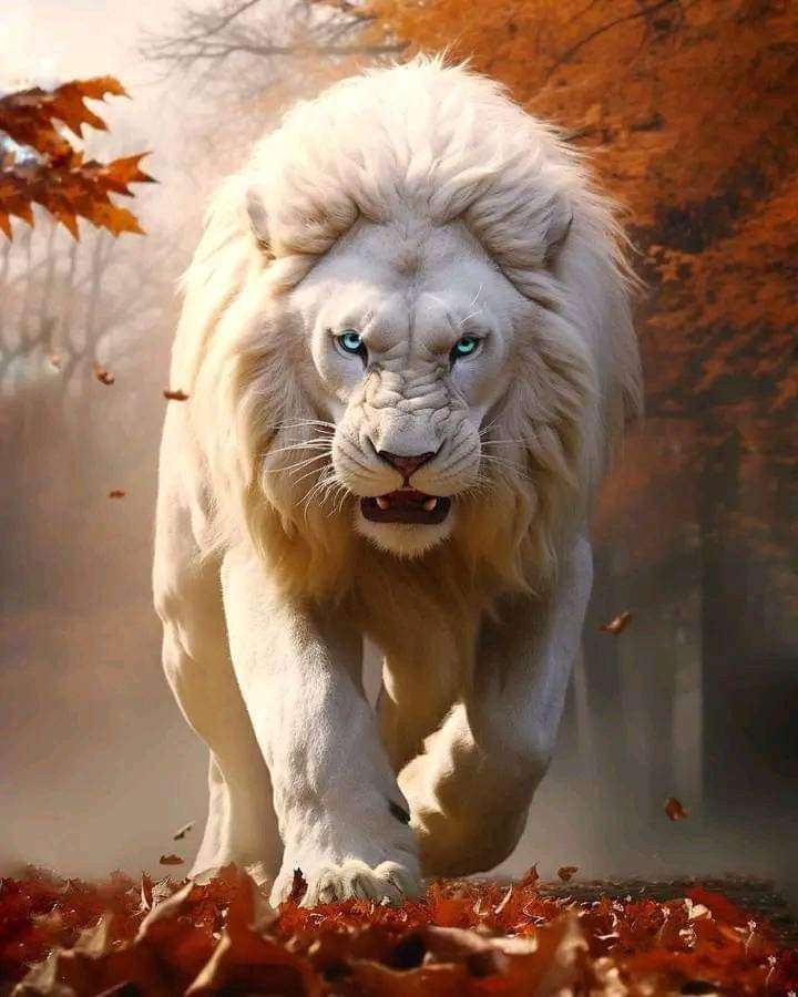 білий лев онлайн пазл