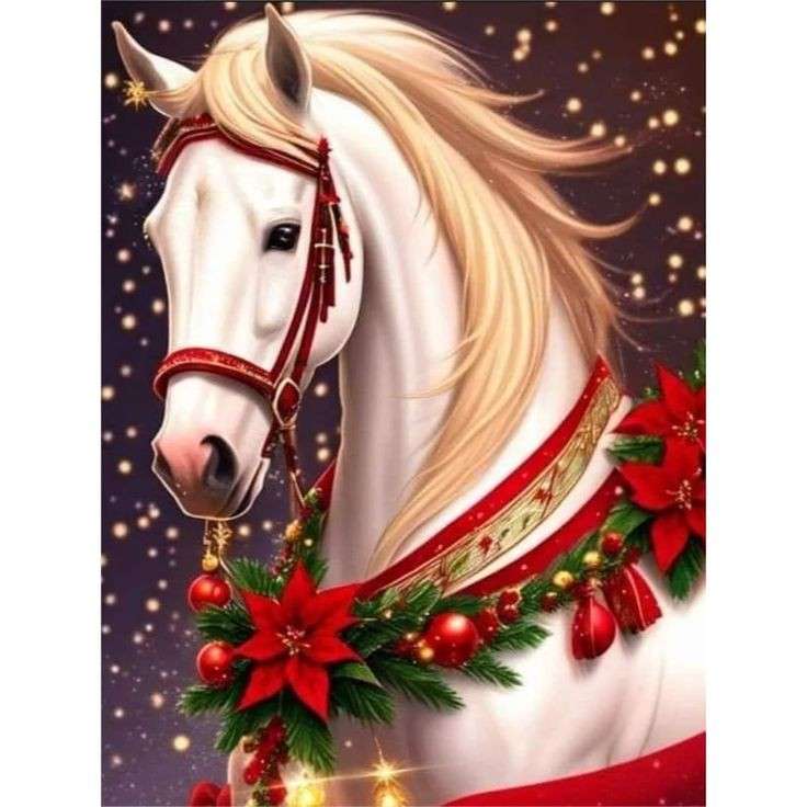 cavalo branco puzzle online