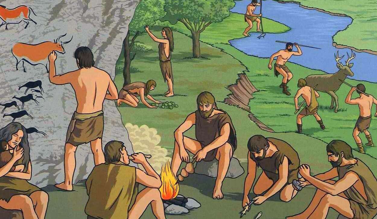 Prehistorie online puzzel