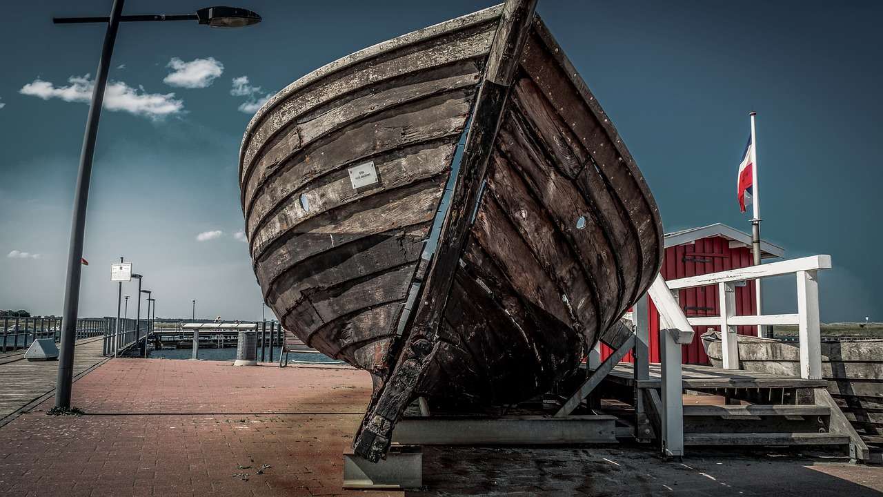 Porto, Barco, Velho, Saveiro quebra-cabeças online