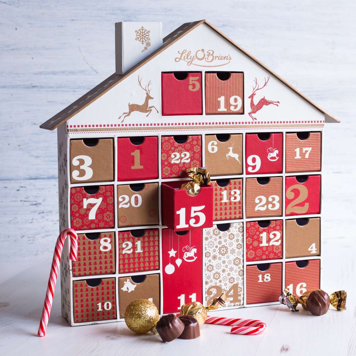 Календар з подарунками онлайн пазл
