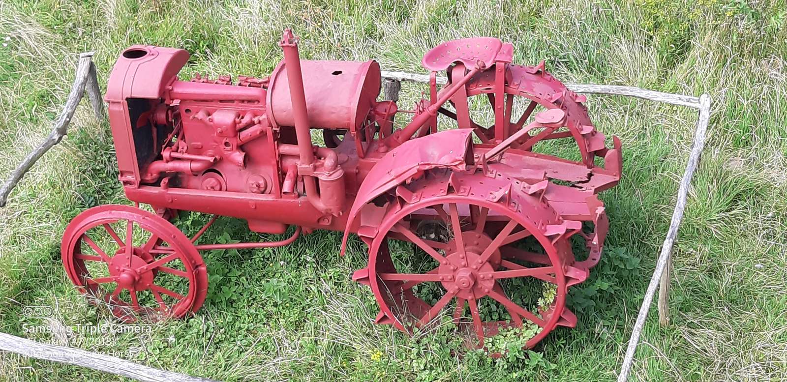 En gammal traktor Pussel online