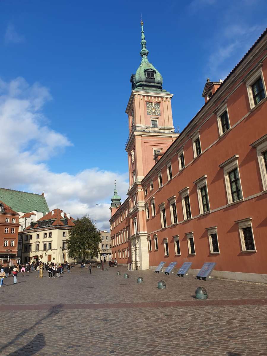 Varsói királyi kastély online puzzle