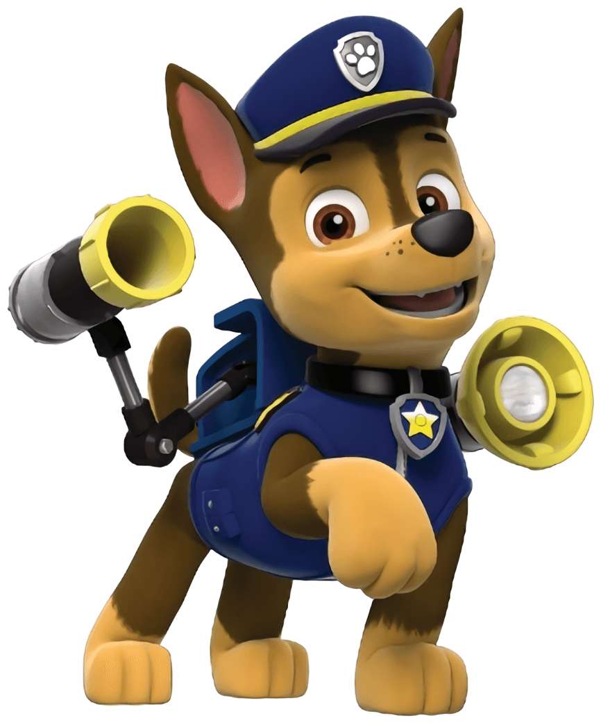 Ladda ner Chase) Paw Patrol Pups, Paw Patrol Characters Pussel online