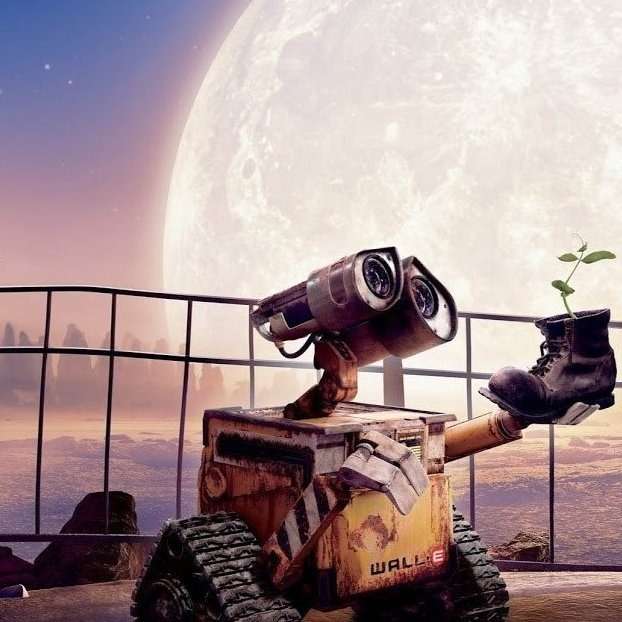 Wall-e and plants online puzzle
