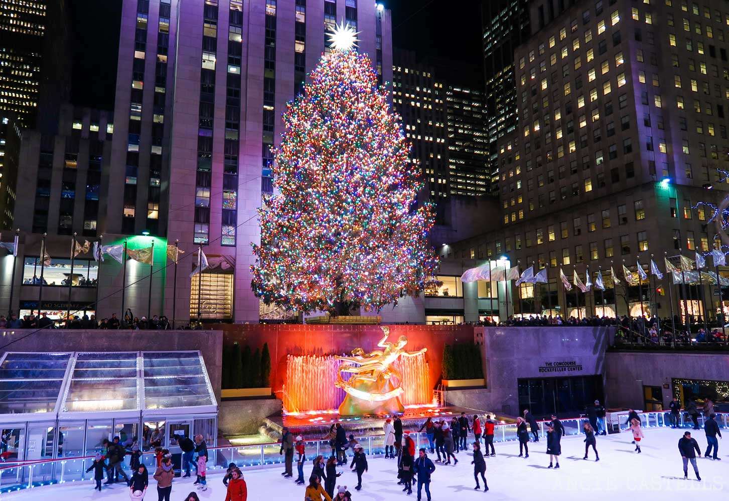Коледа Ню Йорк онлайн пъзел
