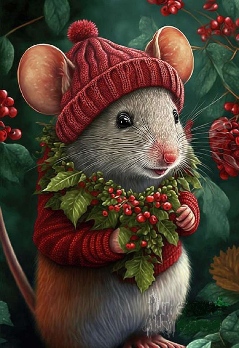 A conceited little mouse jigsaw puzzle online