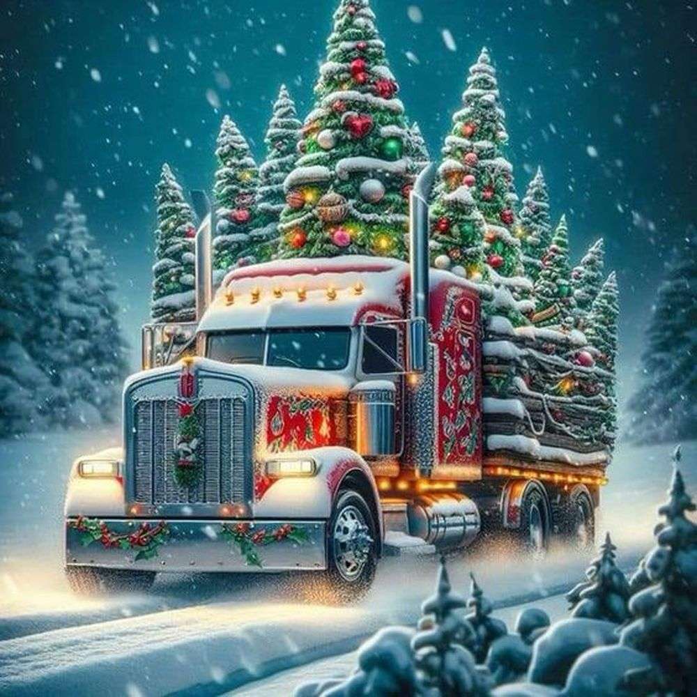 Christmas tree delivery online puzzle