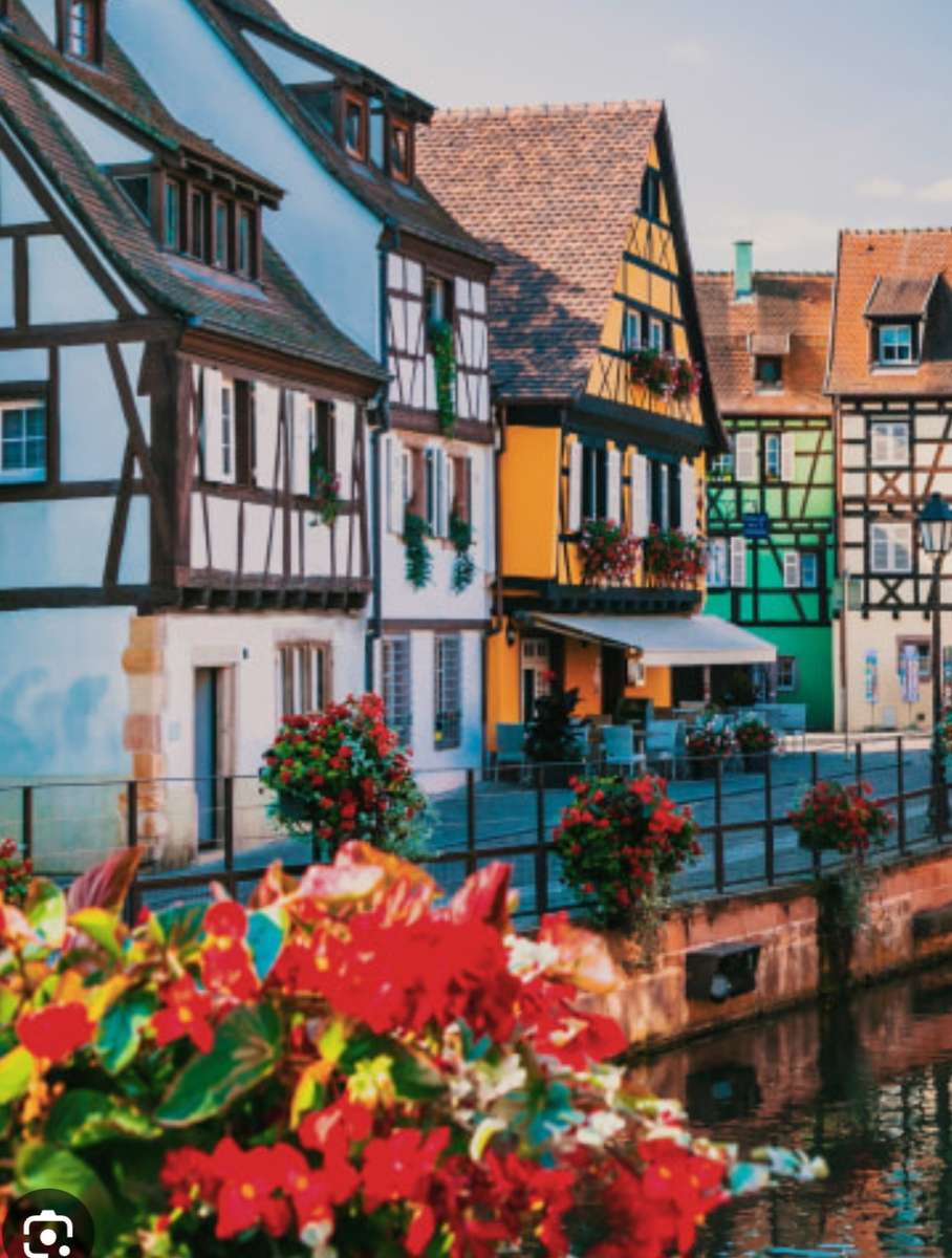 Half-timbered houses online puzzle