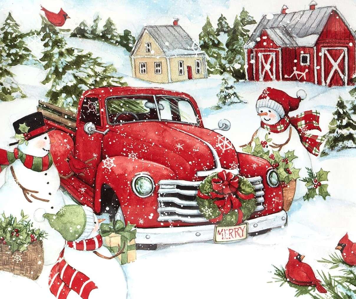 Vánoční stromeček byl přinesen online puzzle