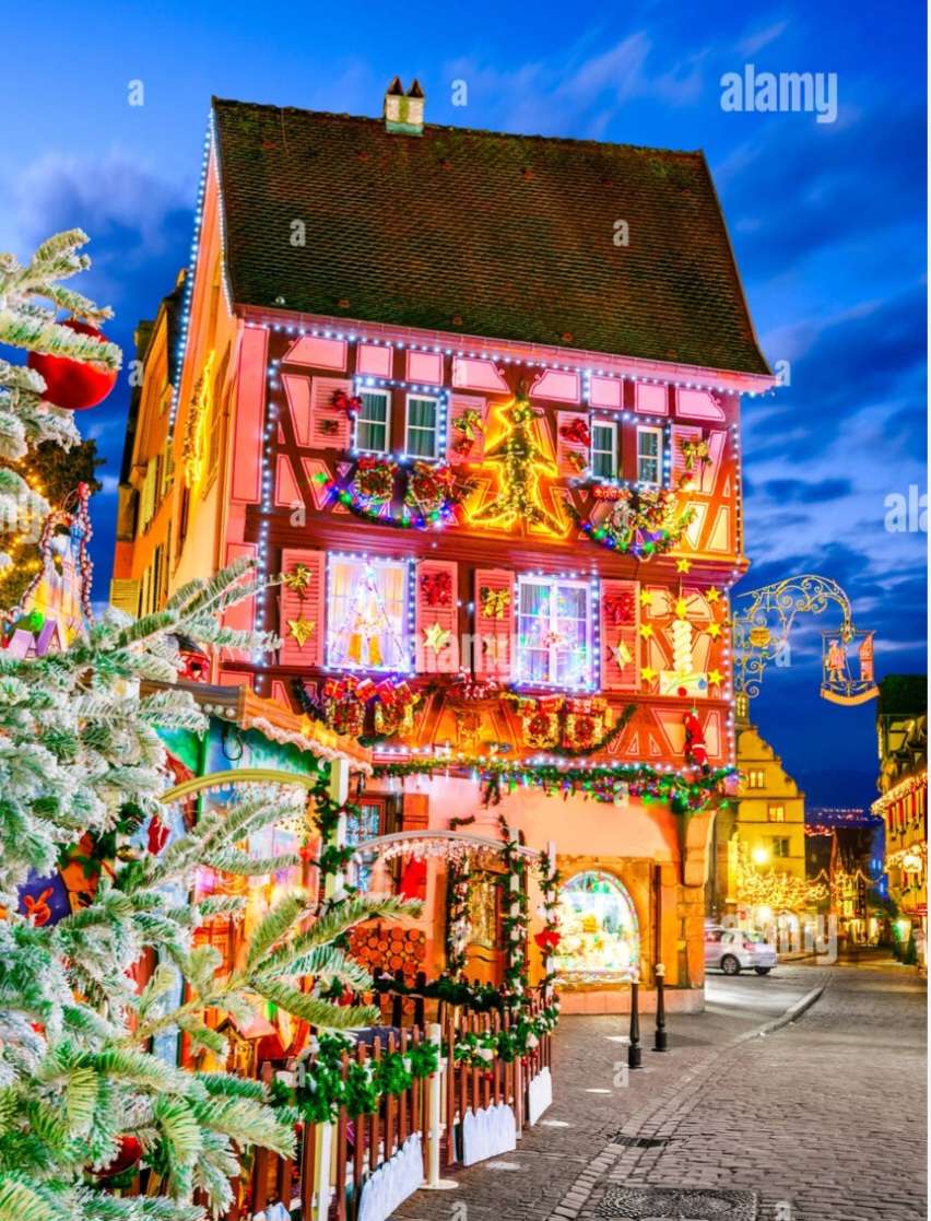 Navidad en Colmar rompecabezas en línea