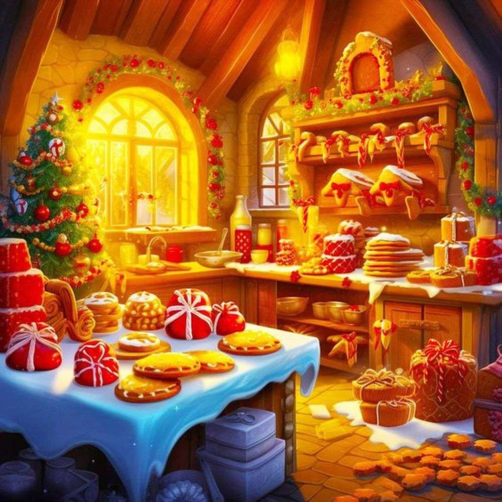 Christmas Food online puzzle