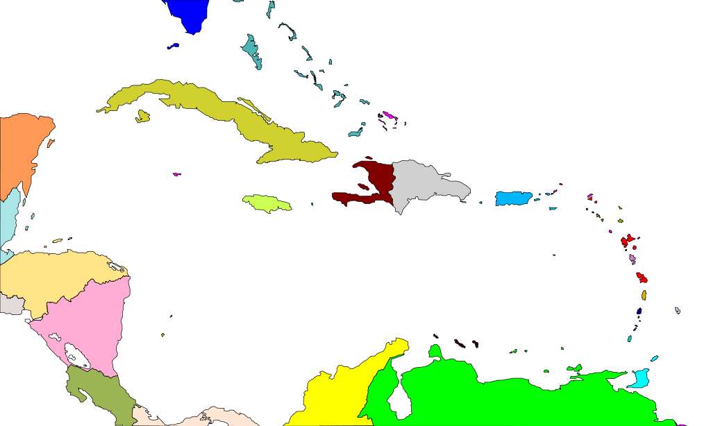 Карибська карта онлайн пазл