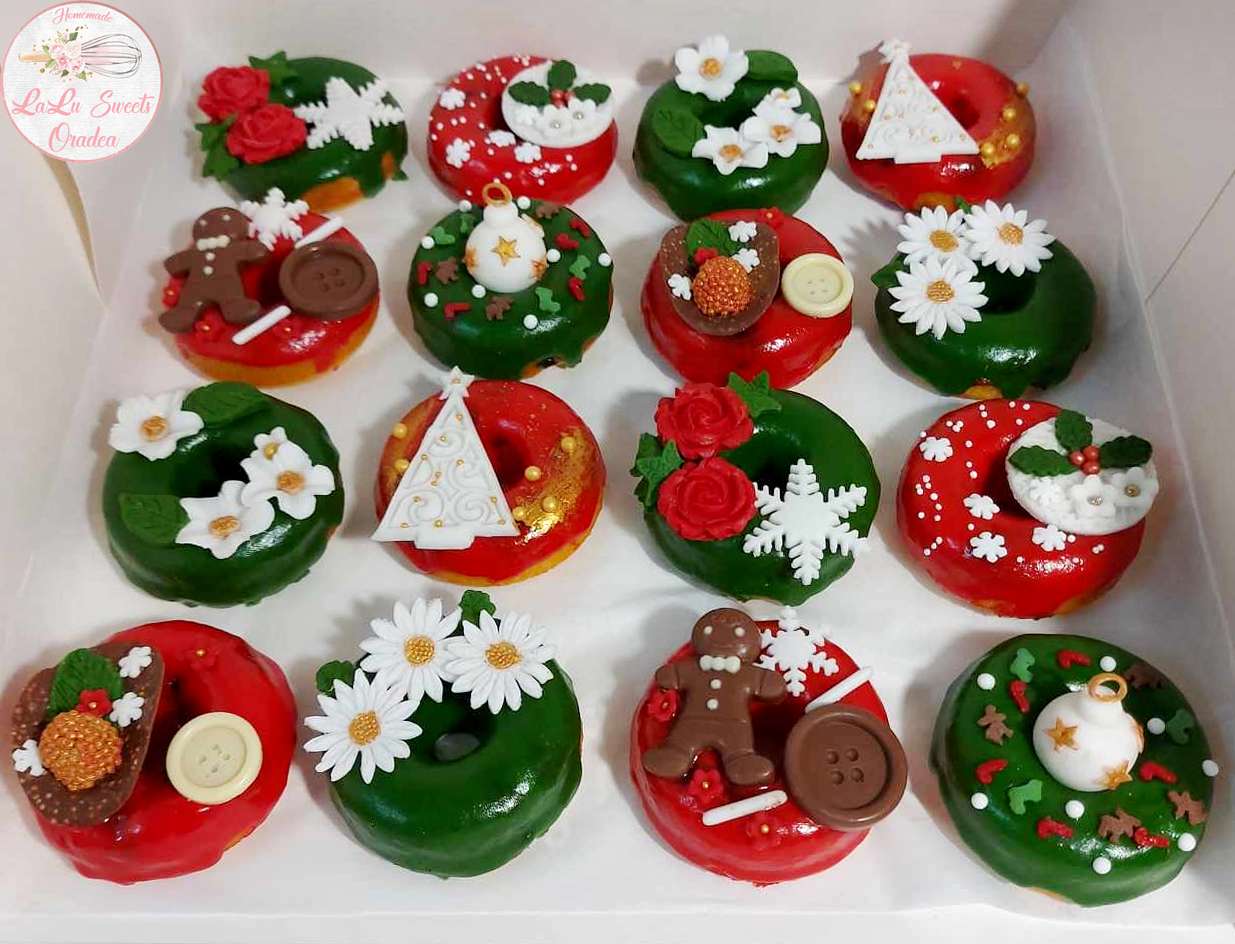 Kerst Donuts legpuzzel online