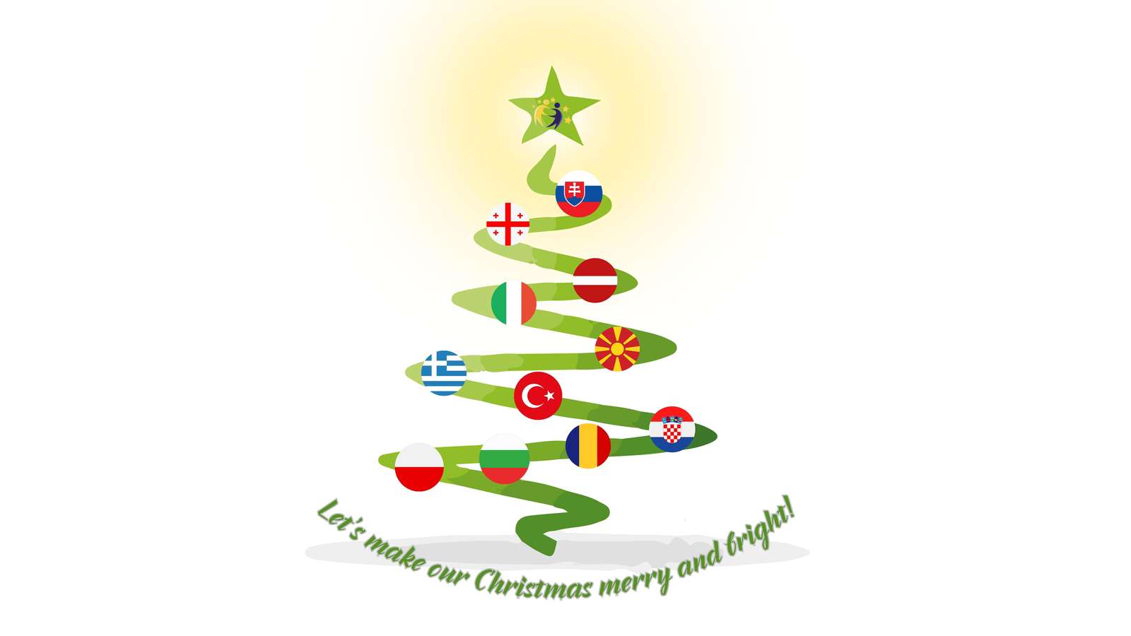 Vamos tornar o nosso Natal alegre e brilhante! puzzle online