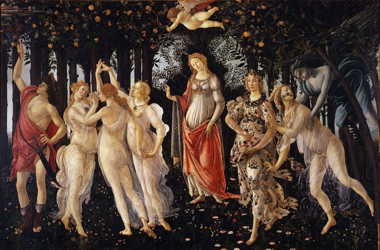 Primavera od Sandro Botticelli online puzzle