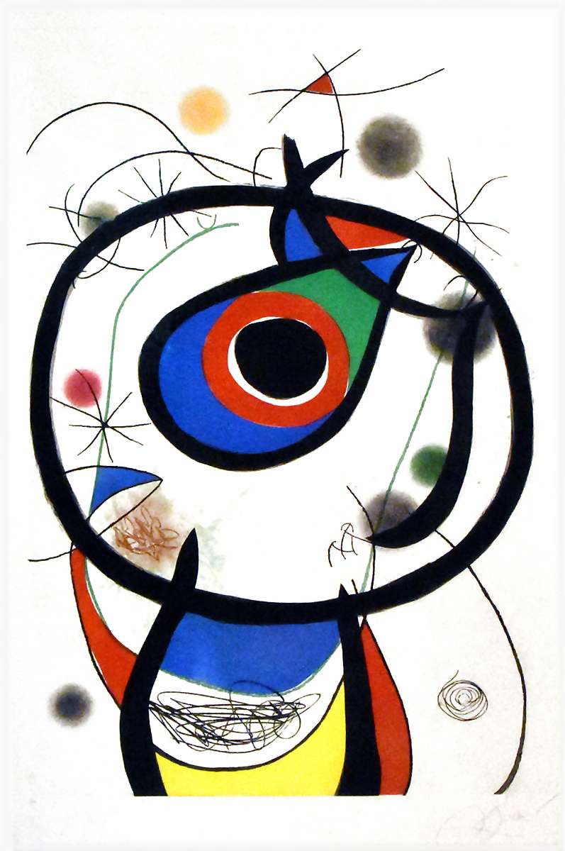 Galatée-Miró puzzle en ligne