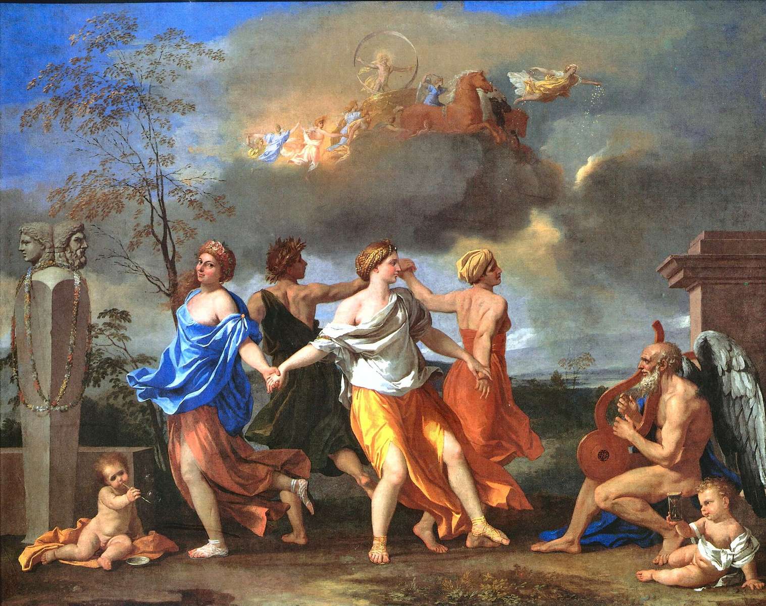 Poussin - A Dance to the Music of Time online puzzle