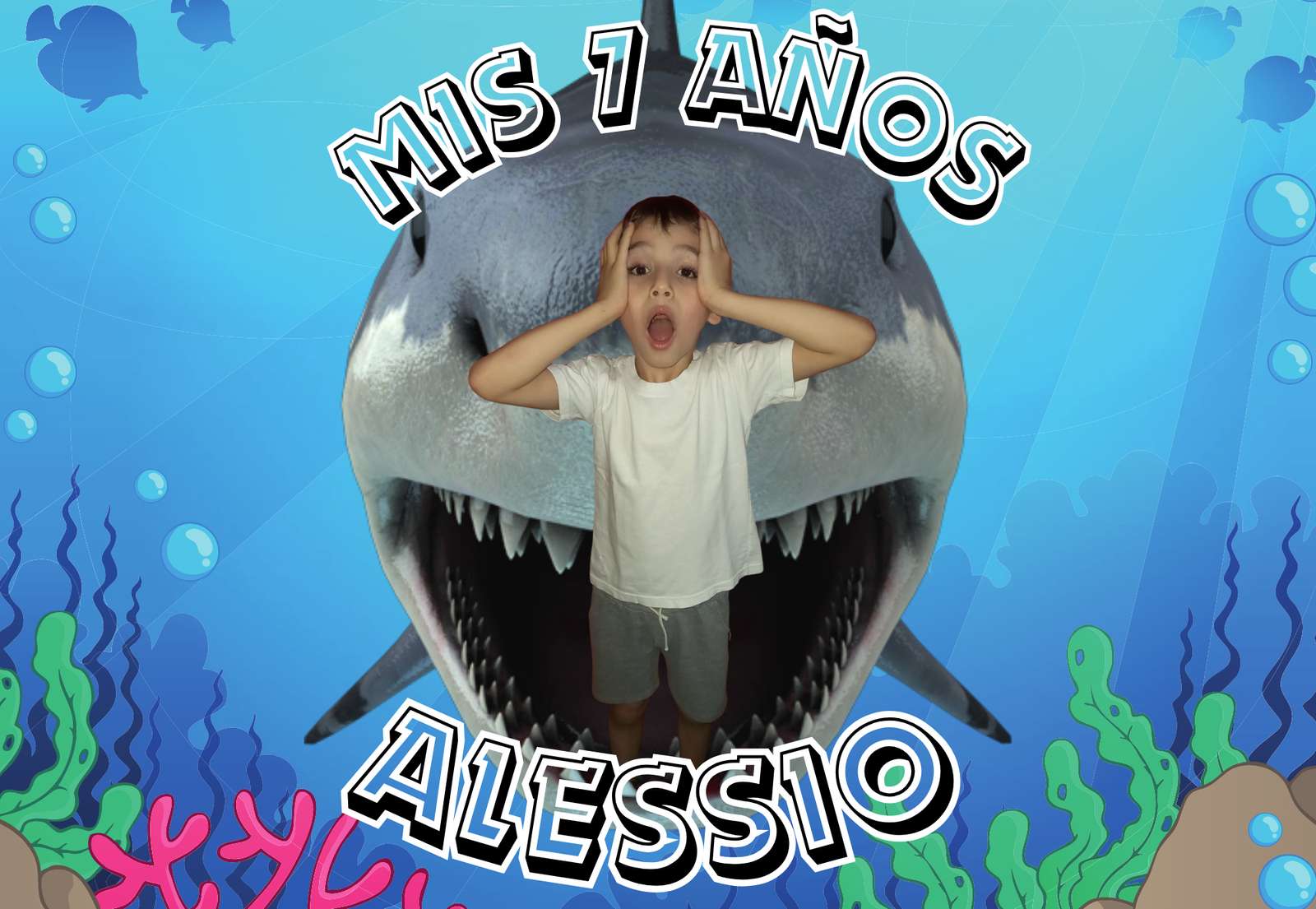 Alessio 7 år gammal pussel på nätet