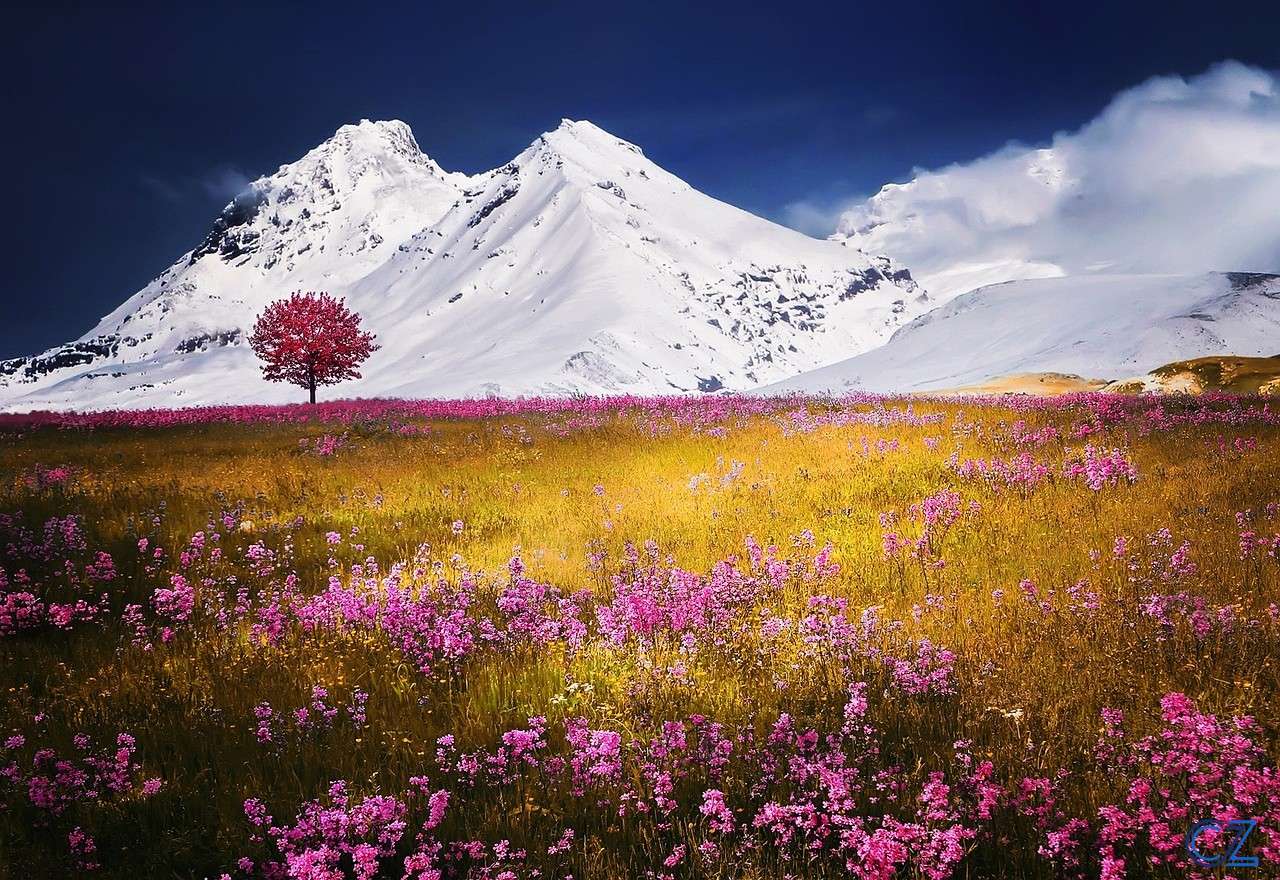 Montanhas, Alpes quebra-cabeças online