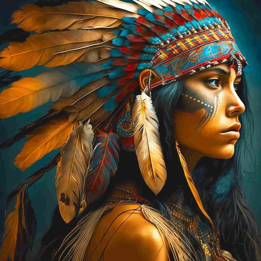 Ιθαγενής Αμερικανός παζλ online