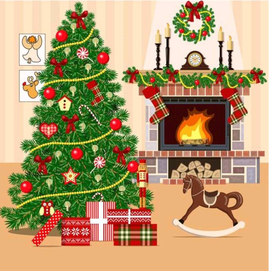 Mese karácsonyfa kirakós online