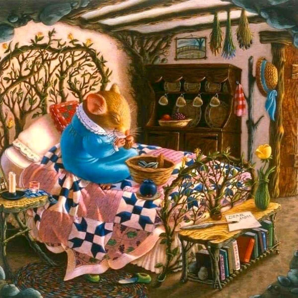 mic dejun în pat pentru madame mouse puzzle online