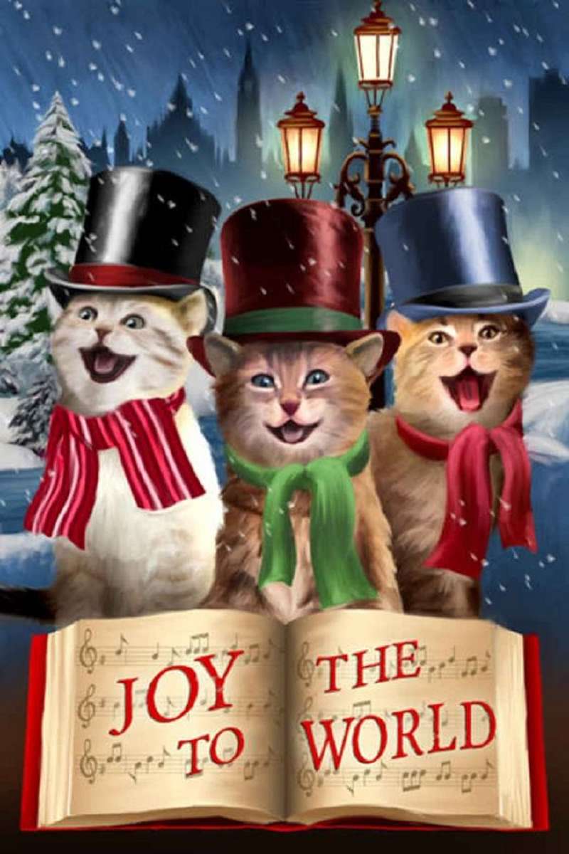 χριστουγεννιάτικες γάτες παζλ online