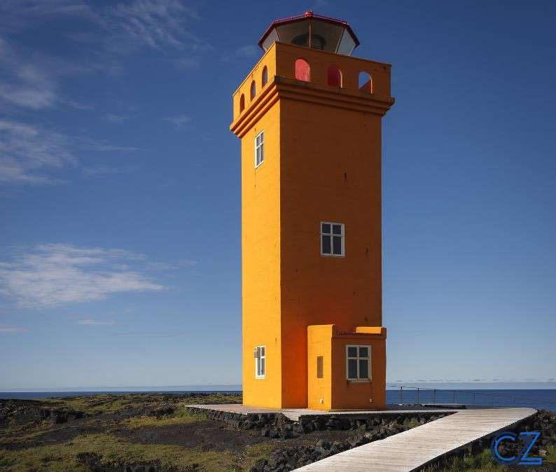 Yellow Lighthouse, Coast jigsaw puzzle online