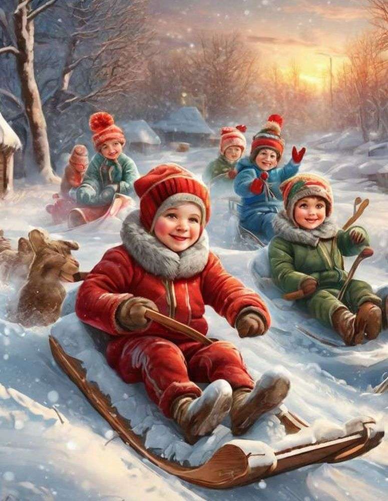 So much fun sleigh riding online puzzle