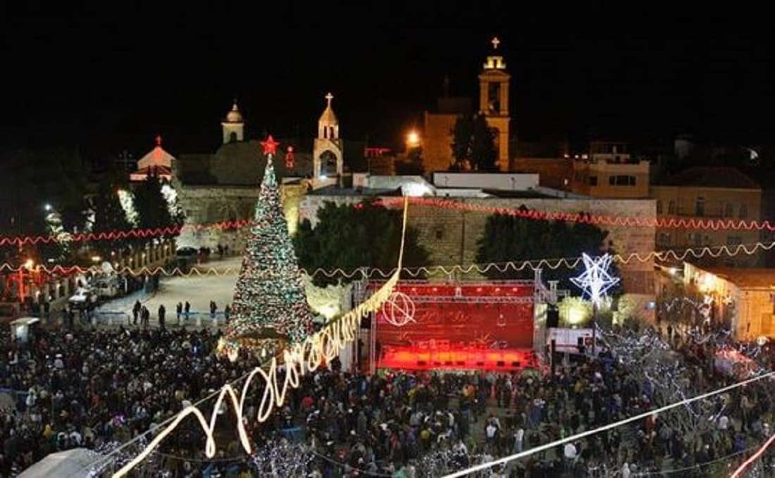 Město Betlém o Vánocích skládačky online