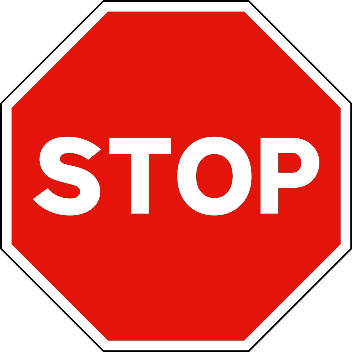Зупинити дорожній знак онлайн пазл