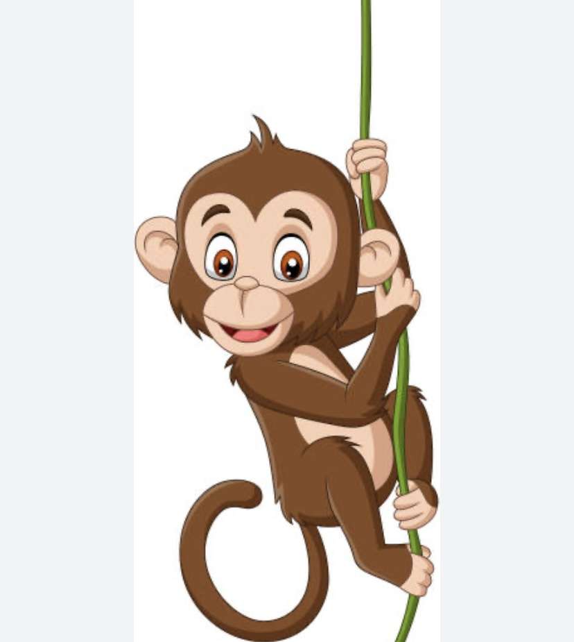 маймуна маймуна животно онлайн пъзел