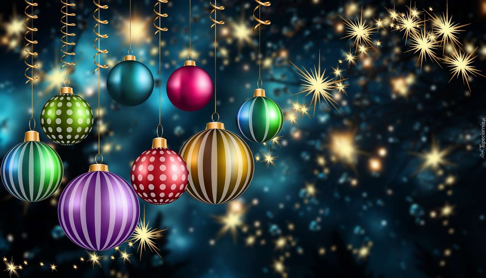 Baubles among the stars jigsaw puzzle online