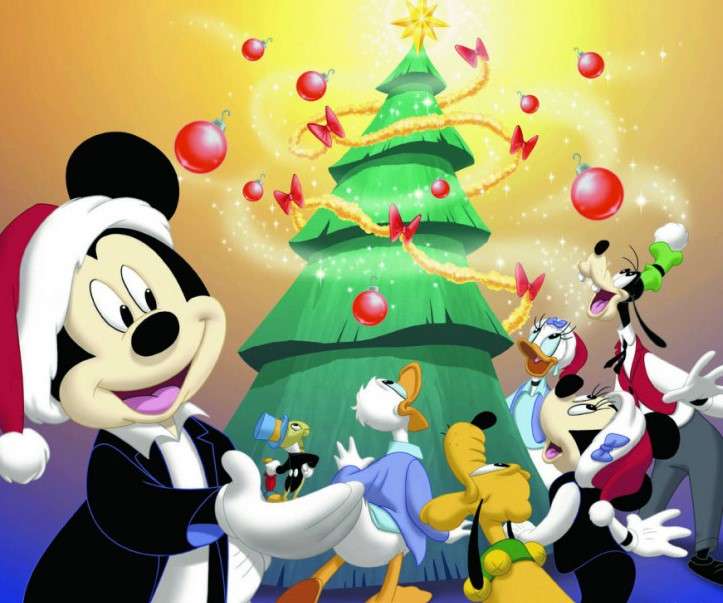 Kerstmis in een Disney-sprookje legpuzzel online