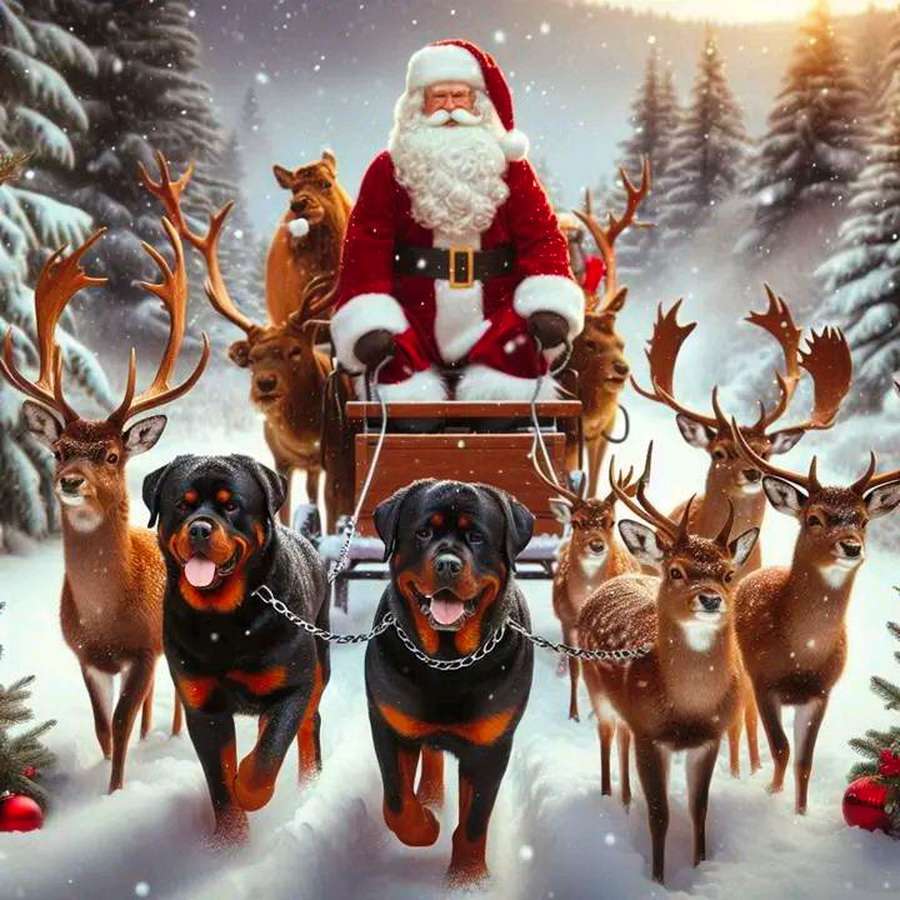 Santa Claus is on his way jigsaw puzzle online