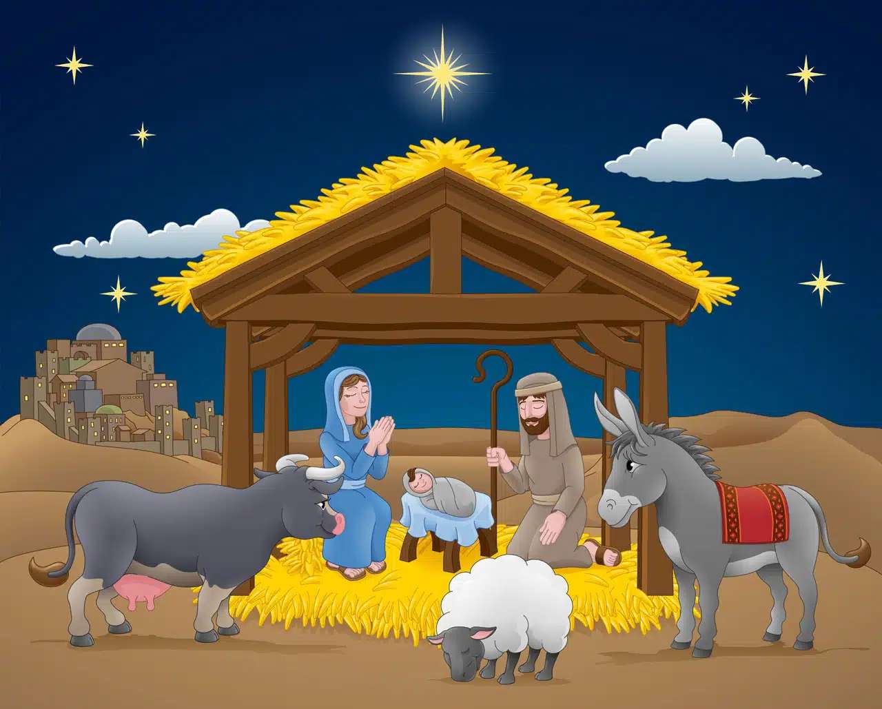 Weihnachten Jesuskind Puzzlespiel online