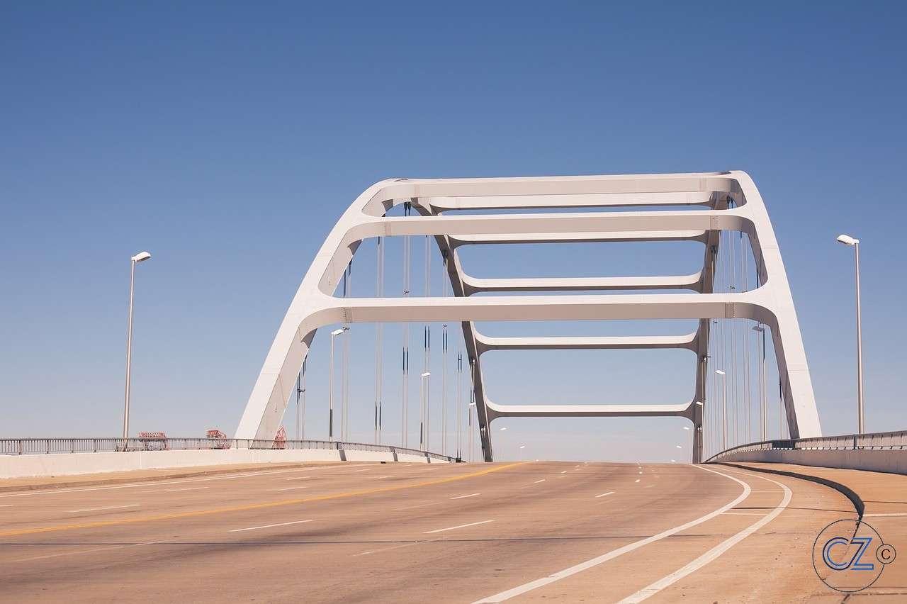 Visutý most, silnice skládačky online