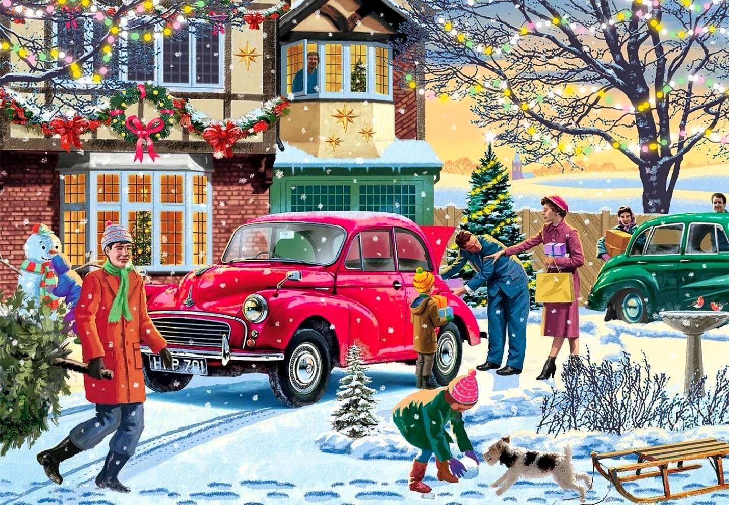 Pregătiri febrile pentru Crăciun puzzle online