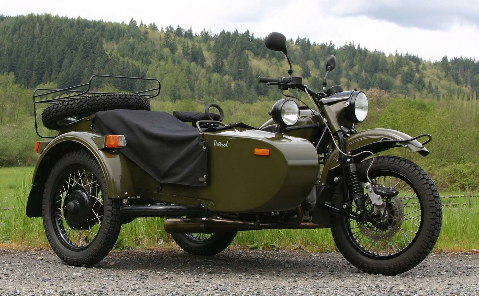 motorcykel Ural pussel på nätet