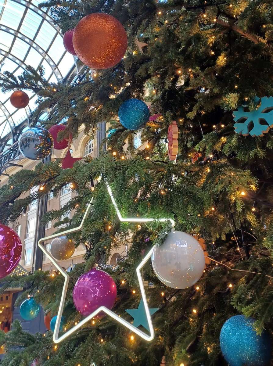 decorazioni sull'albero di Natale puzzle online