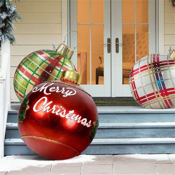 Grote kerstballen voor het huis online puzzel