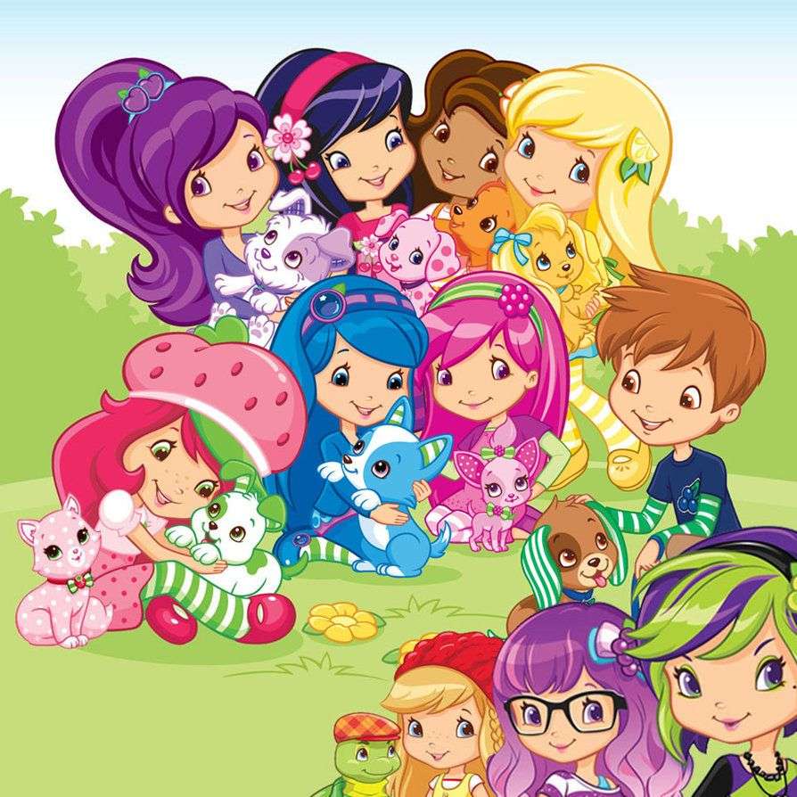 Volledige lijst met Strawberry Shortcake-personages legpuzzel online