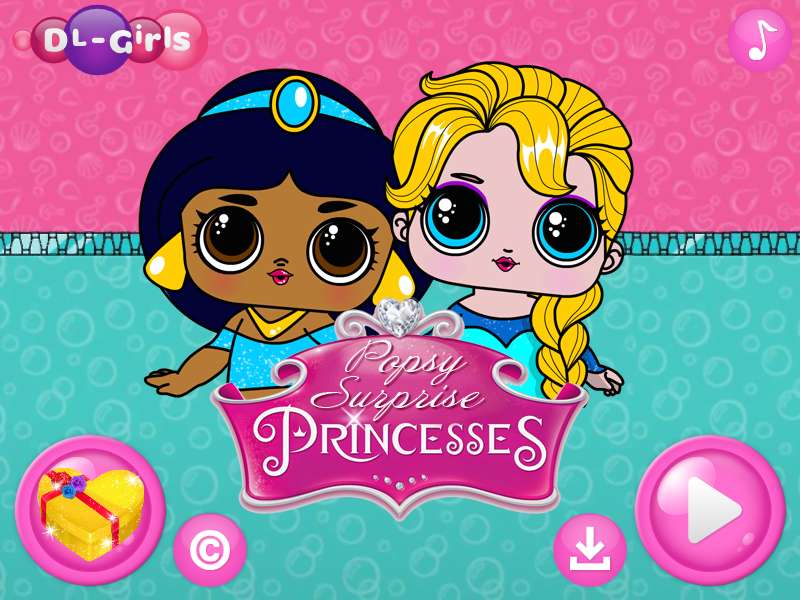 Popsy Surprise Princess Puzzle Factory online παζλ