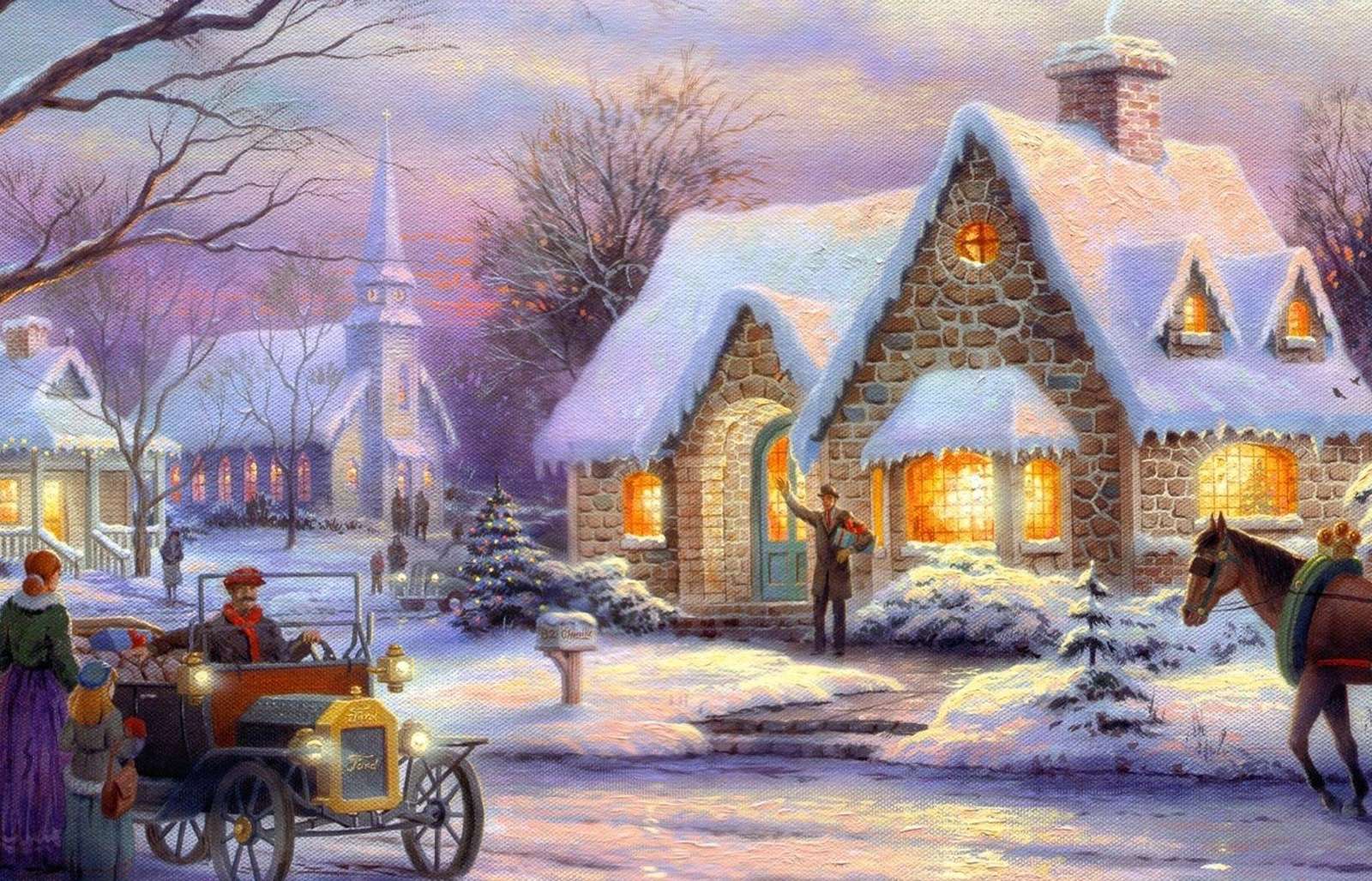 Holiday guests arrived jigsaw puzzle online