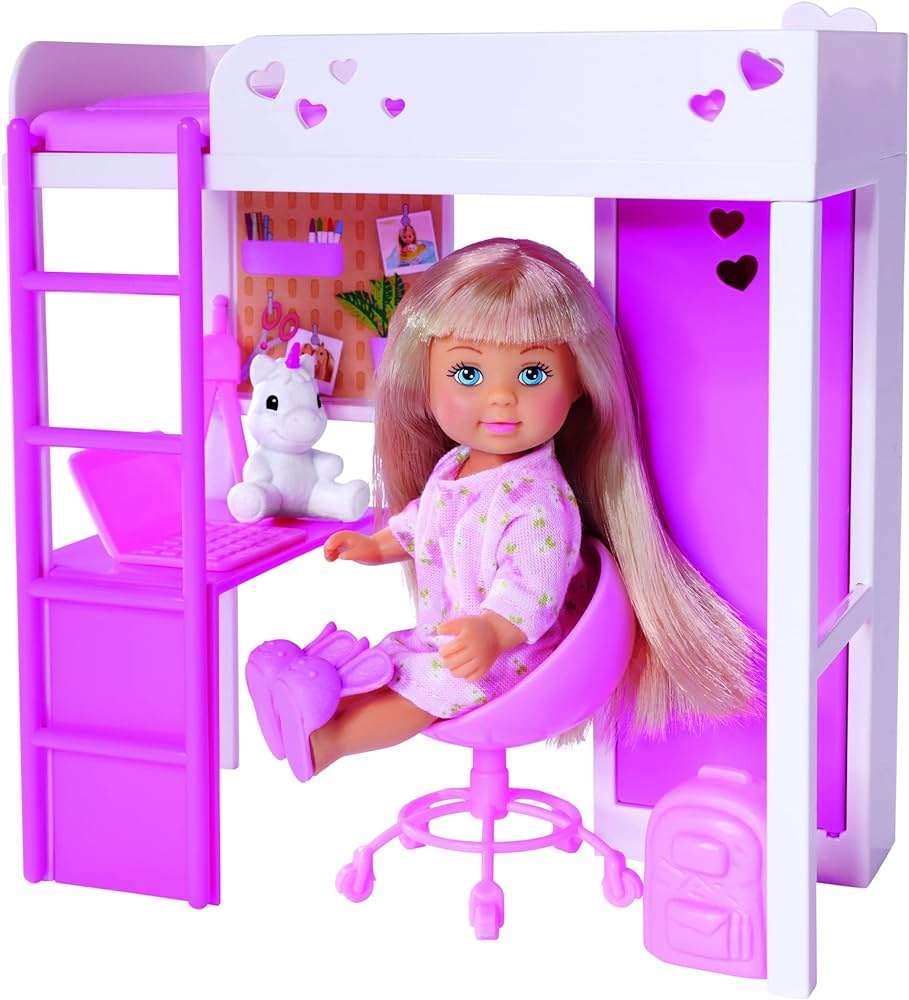 Evi Love 105733601 Panenka na doma, pokoj pro panenky skládačky online
