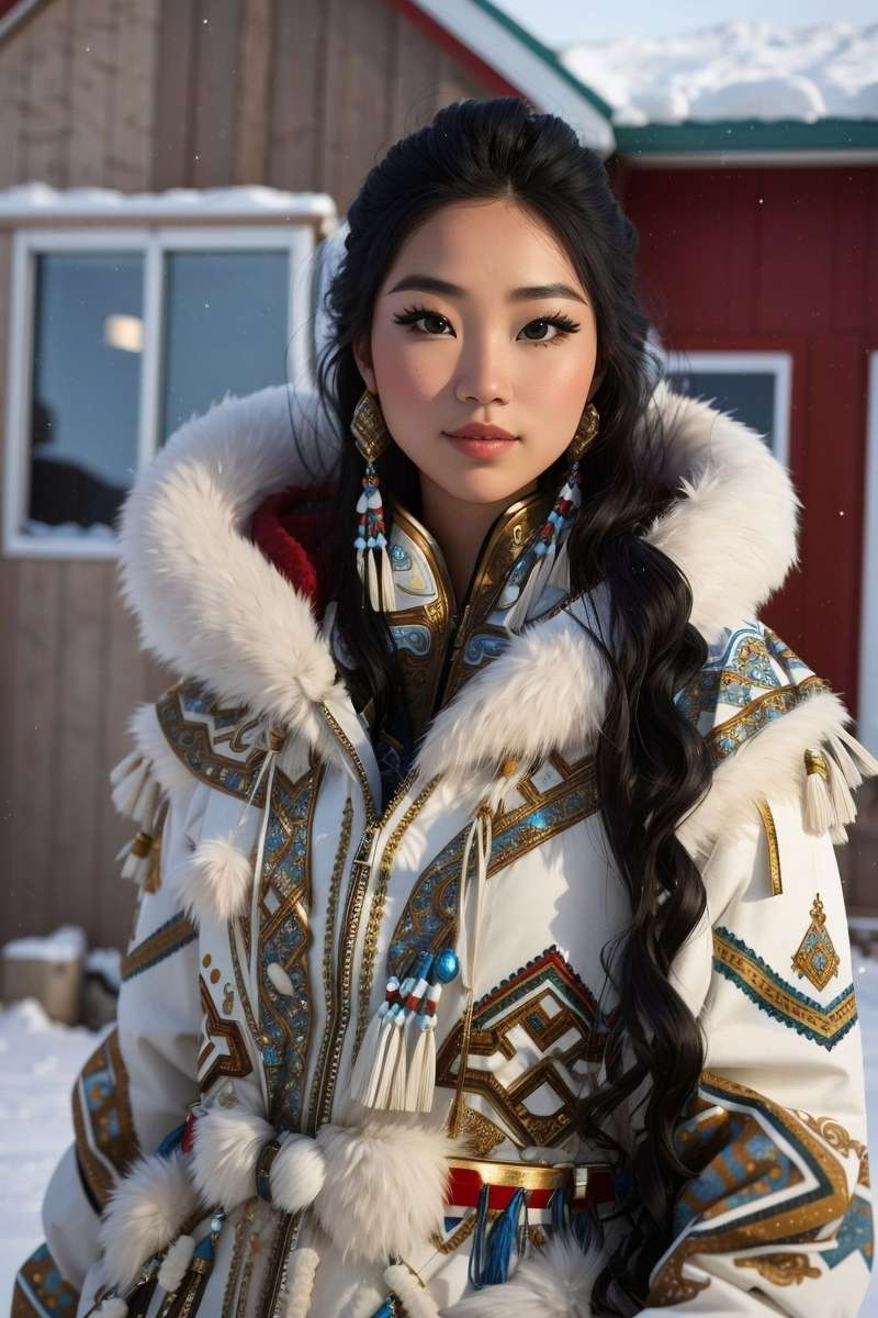 эскимосская девушка пазл онлайн