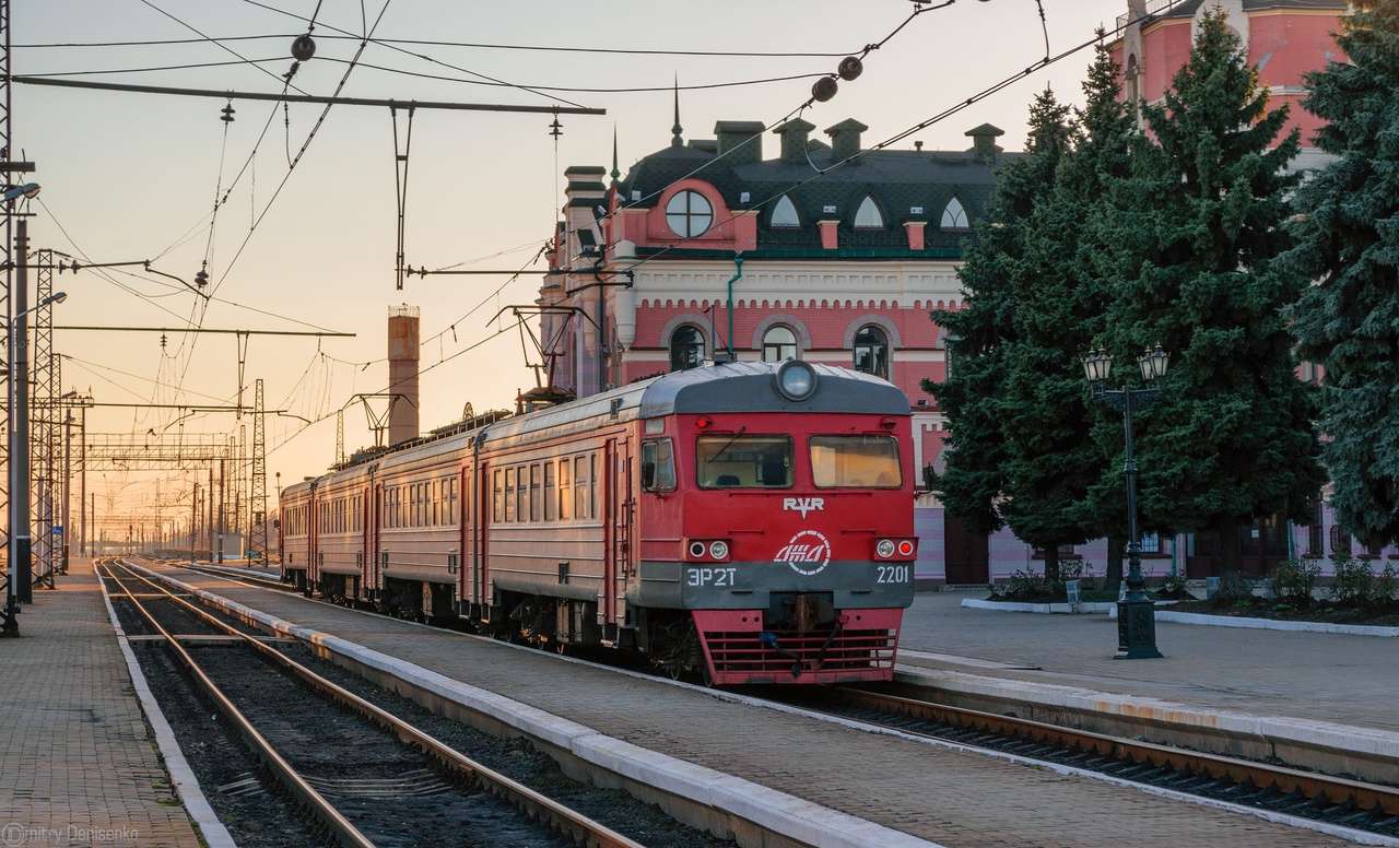 Tren eléctrico de los ferrocarriles rusos rompecabezas en línea