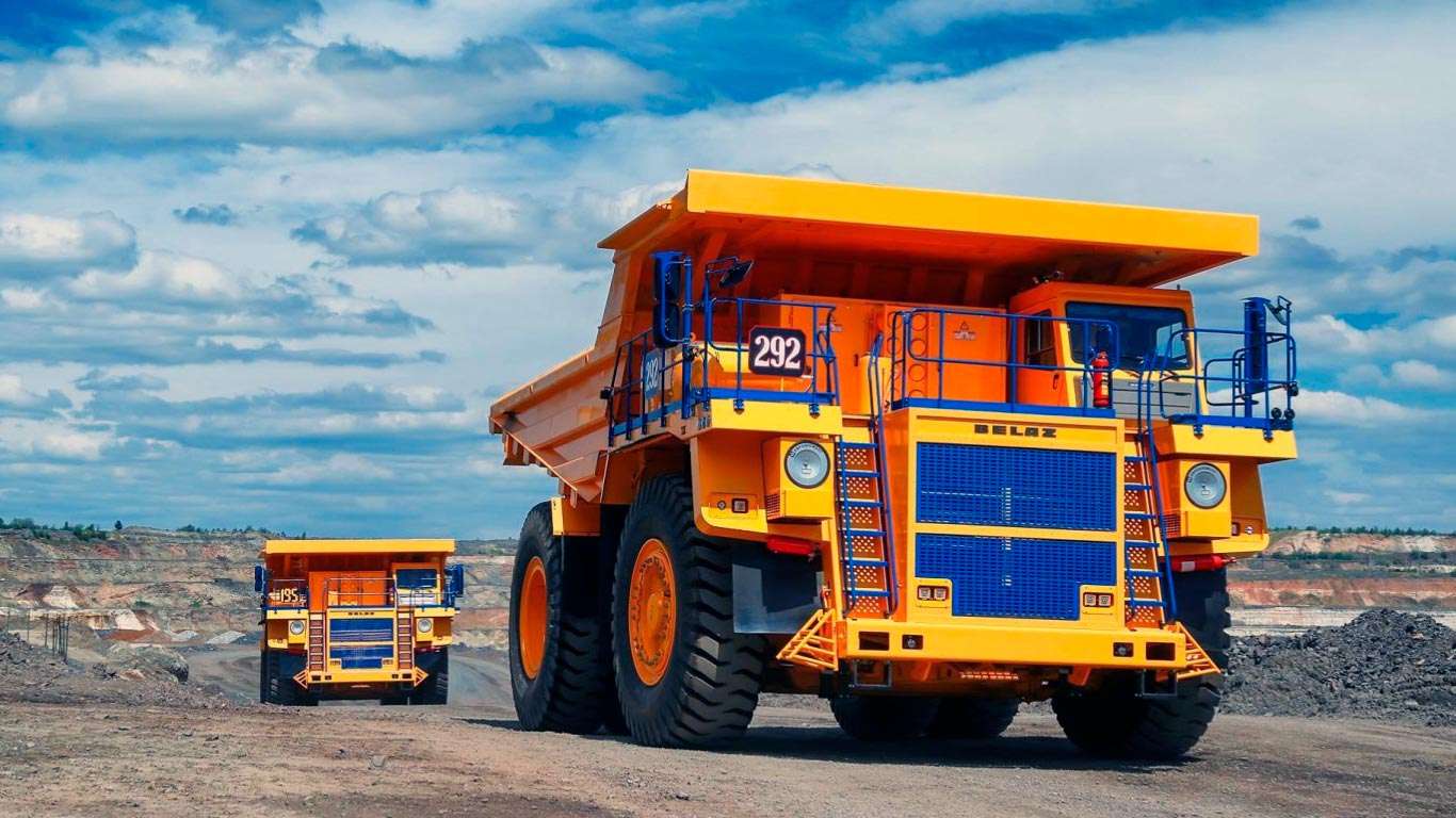 Caminhão basculante de mineração BELAZ quebra-cabeças online