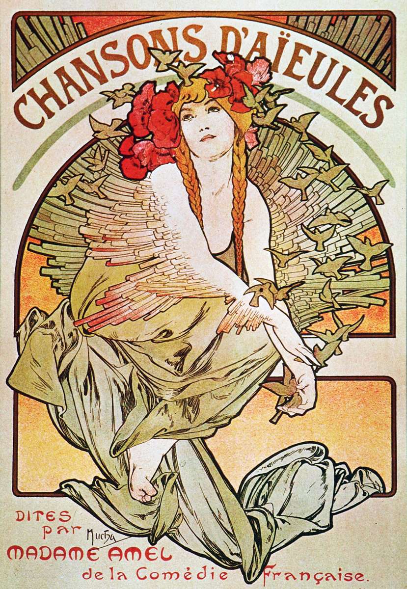 Mucha: Chansons D'Aieules puzzle online